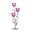 _FUCHSIA BLOOMS CANDLEHOLDER image