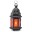 _AMBER GLASS MOROCCAN STYLE LANTERN image